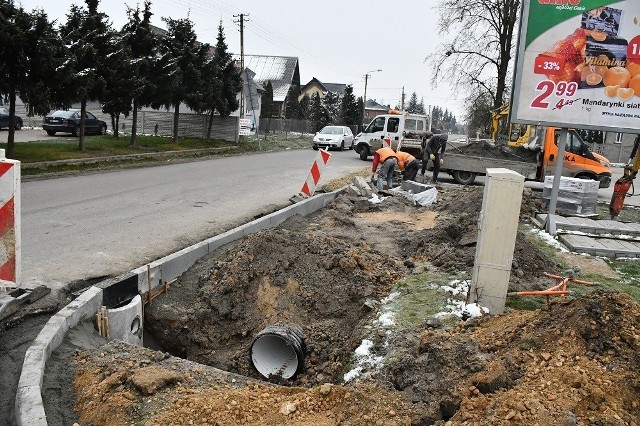 Budowa Chodnika w Kozłowie