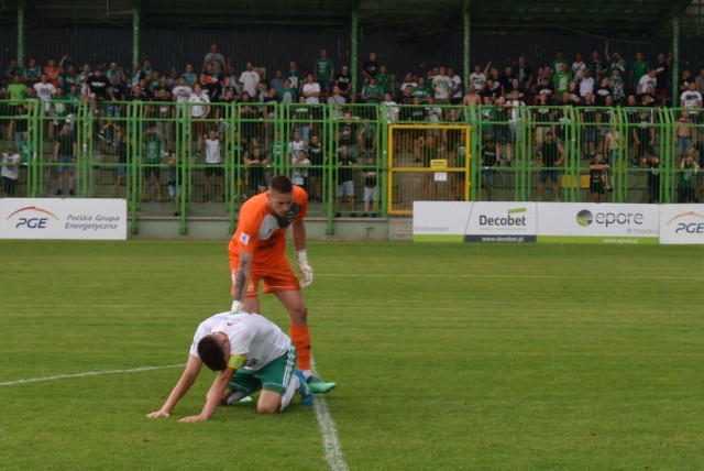 PGE GKS Bełchatów - Radomiak Radom. Mecz 34. kolejki piłkarskiej drugiej ligi.