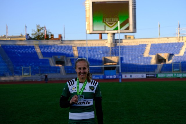 Karolina Jaszczyszyn, liderka Biało-zielonych Ladies Gdańsk oraz reprezentacji Polski w rugby