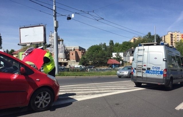 Kolizja na ul. Nadbystrzyckiej w Lublinie