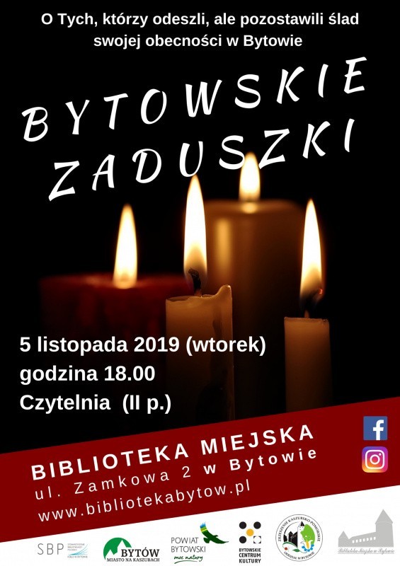 Zapraszamy na Zaduszki do Biblioteki.