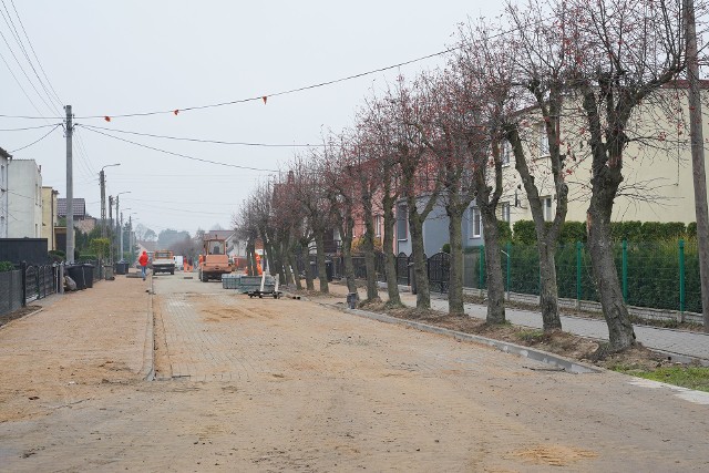 W Sępólnie trwa remont ulicy Bergera