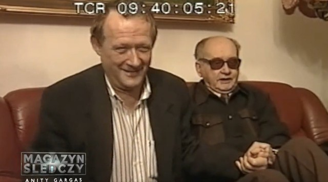 Adam Michnik i Wojciech Jaruzelski podczas spotkania w rocznicę stanu wojennego