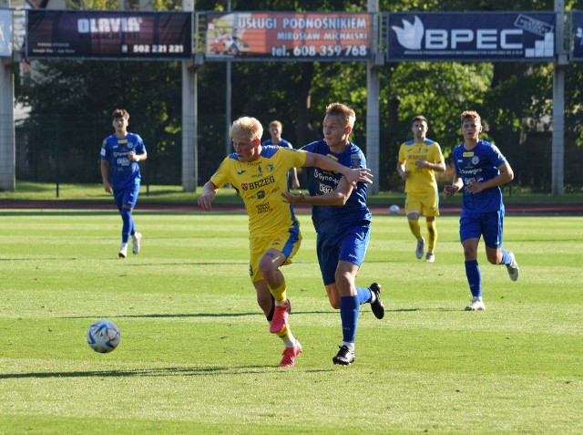 Maksymilian Podgórski był nie do upilnowania dla obrońców Unii Skierniewice w meczu Fortuna Pucharu Polski.