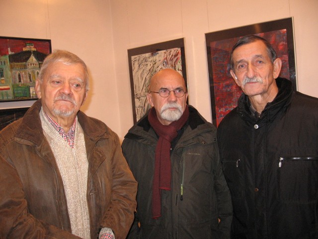 Członkowie Grupy M- 5 -Krzysztof Mańczyński, Aleksander Olszewski i Longion Pińkowski (Leszek Kwiatkowski nieobecny).