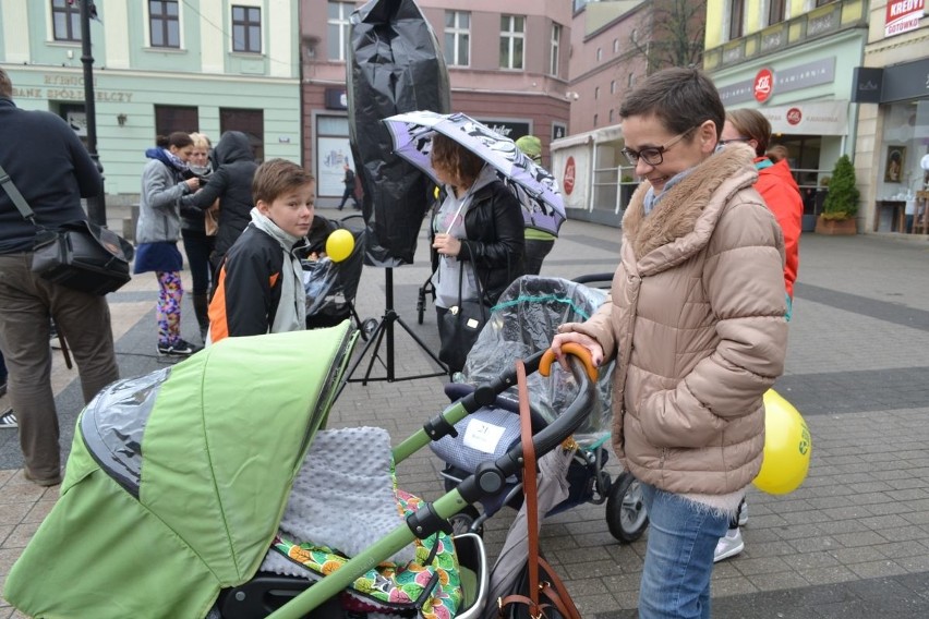 Bieg z wózkami na Rynku w Rybniku