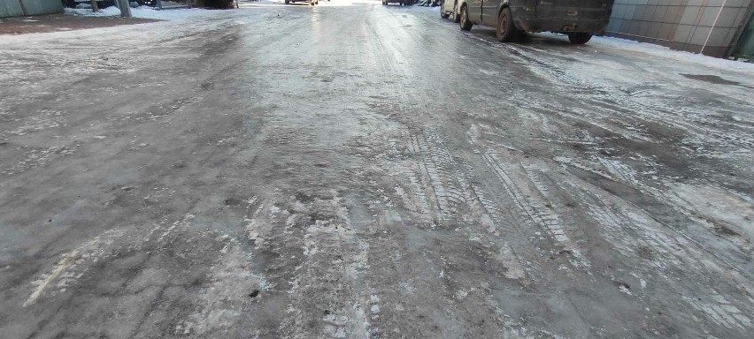 Tak wyglądała dzisiaj ulica Niewiarowskiego.