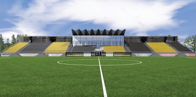 Koncepcja nowego stadionu KS Wieczysta.
