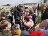 Tadeusz Ptak z Ptasiego Azylu odwiedził Zagość. Bocian odzyskał wolność!