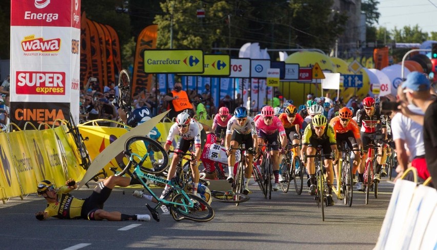 Wypadek na Tour de Pologne. Ciężko ranny kolarz Fabio...