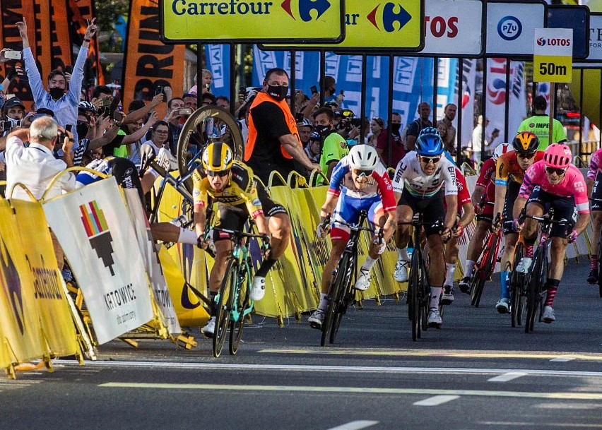 Wypadek na Tour de Pologne. Ciężko ranny kolarz Fabio...