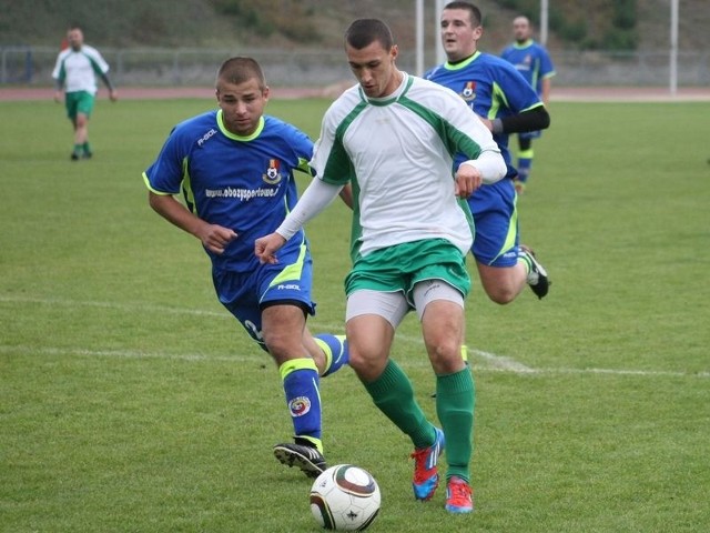 Patryk Pytlak grający obecnie w Druteksie-Bytovii strzelił pierwszego gola meczu.
