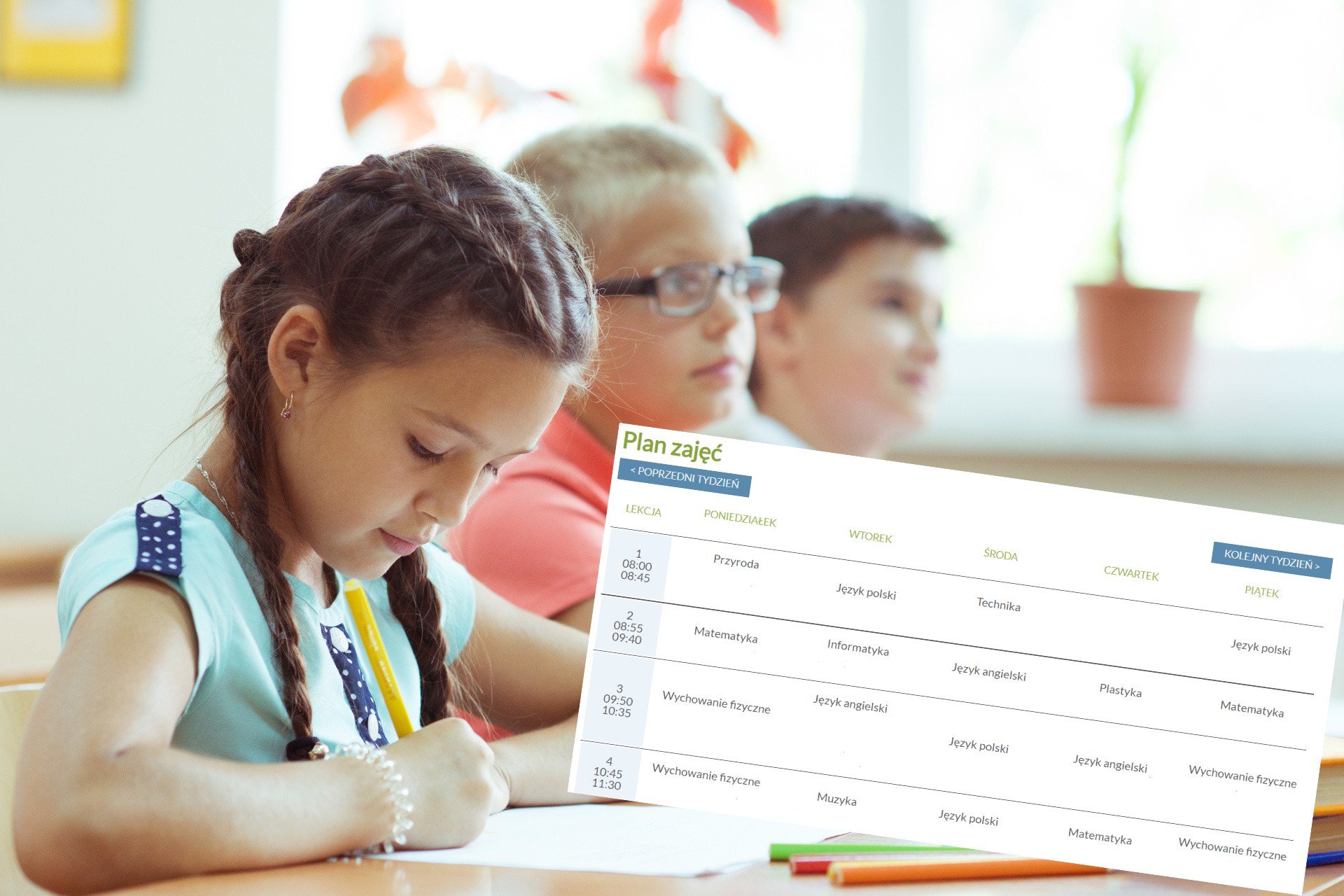 Przedmioty w szkole podstawowej. Wykaz i wymiar godzin w klasach 1-3