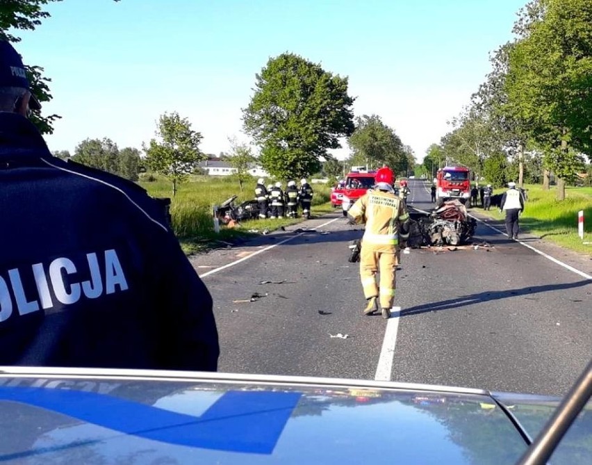 Wypadek między Rokocinem a Sucuminem 31.05.2020.