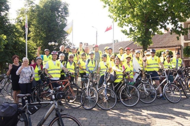 Pielgrzymki rowerowe z Jedlińska do Częstochowy cieszą się co roku dużym zainteresowaniem.