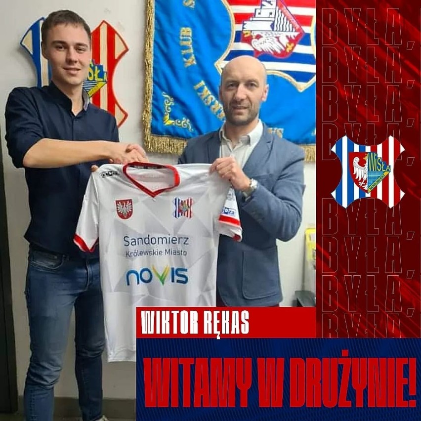 Wiktor Rękas został nowym zawodnikiem trzecioligowej Wisły Sandomierz. Grał między innymi w Siarce Tarnobrzeg i Stali Gorzyce