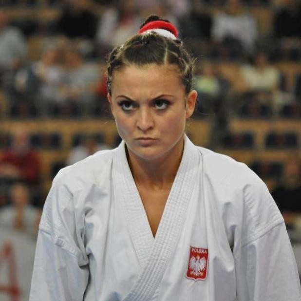 Justyna Marciniak (Lubelski Klub Karate Tradycyjnego) była największą gwiazdą mistrzostw Polski w Warszawie