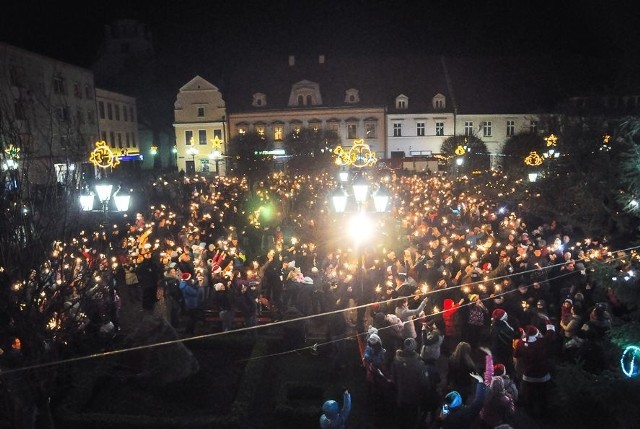 Święto Światła w Kluczborku.