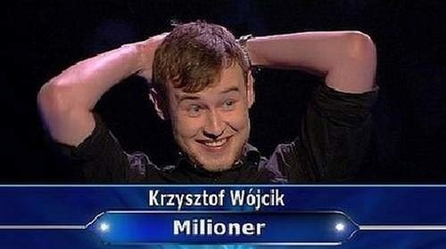 Krzysztof Wójcik to pierwszy zwycięzca polskiej edycji Milionerów.