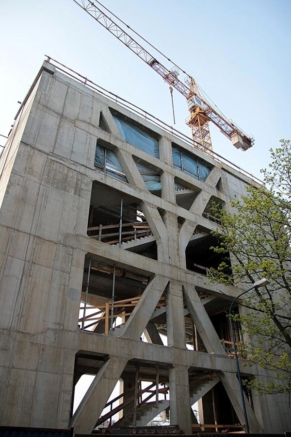 Budowa Cricoteki, maj 2013