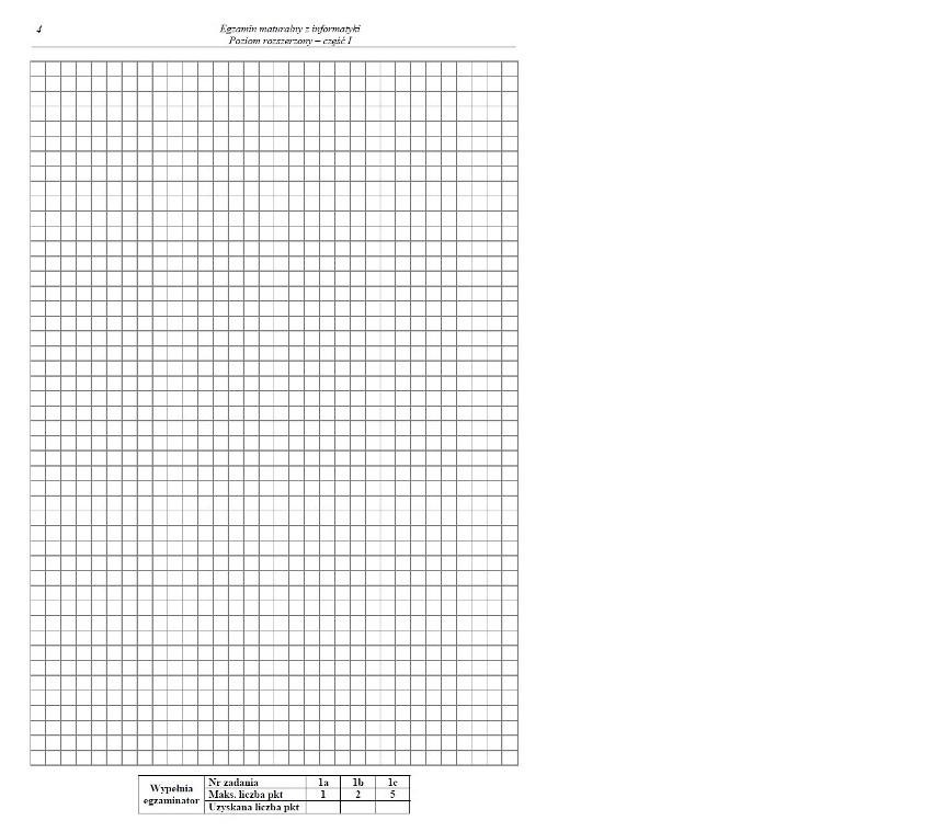 MATURA 2013 z CKE. Informatyka - poziom rozszerzony [ARKUSZE CKE, ODPOWIEDZI]
