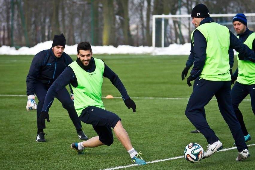  Pierwszy trening piłkarzy Zawiszy po powrocie z zimowego obozu