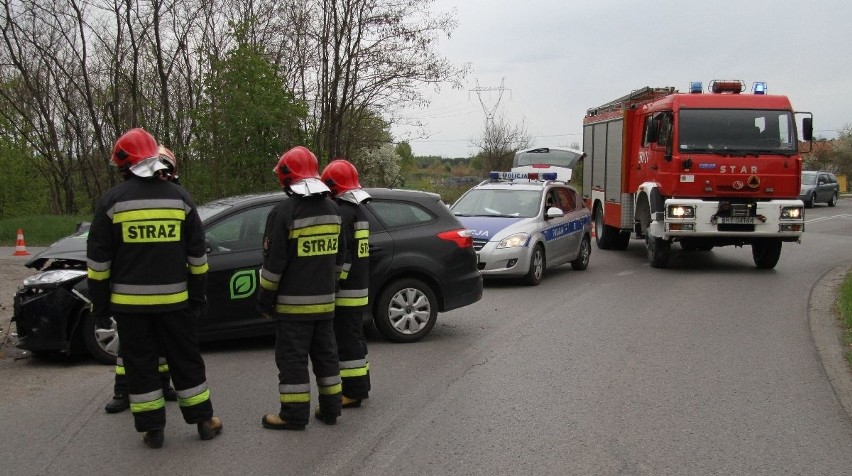 Wypadek na trasie Stale - Alfredówka. Kierowca jadł kanapkę