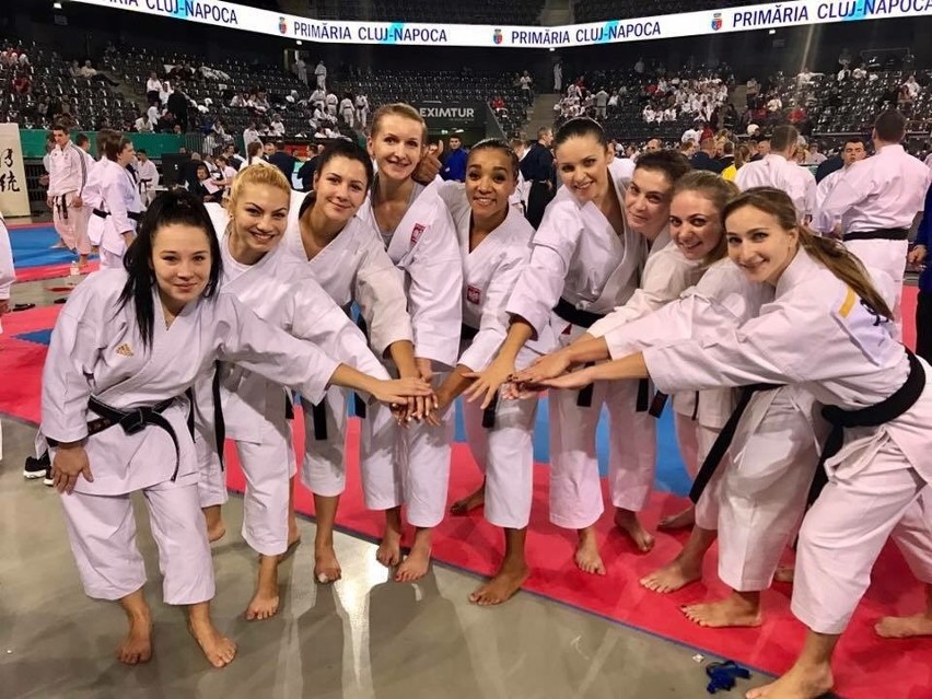 Niepołomickie tercety karateków wciąż najlepsze w Europie w kata drużynowym 
