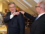 Prezydent RP Bronisław Komorowski zawitał do Browaru B. we Włocławku [zdjęcia, wideo]