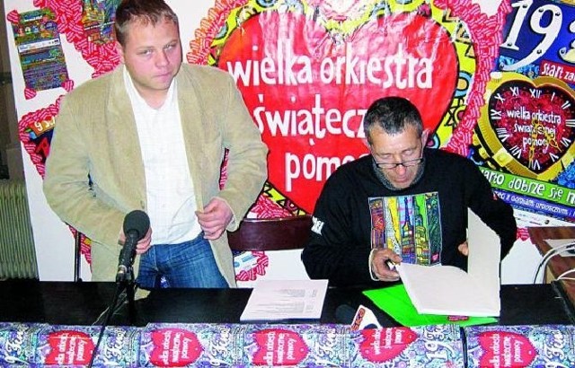 Sztab przygotował konferencję prasową, na której zaprezentowano program  finału. Krzysztof Pyczot (na zdj. po prawej) obiecuje mnóstwo dobrej zabawy.