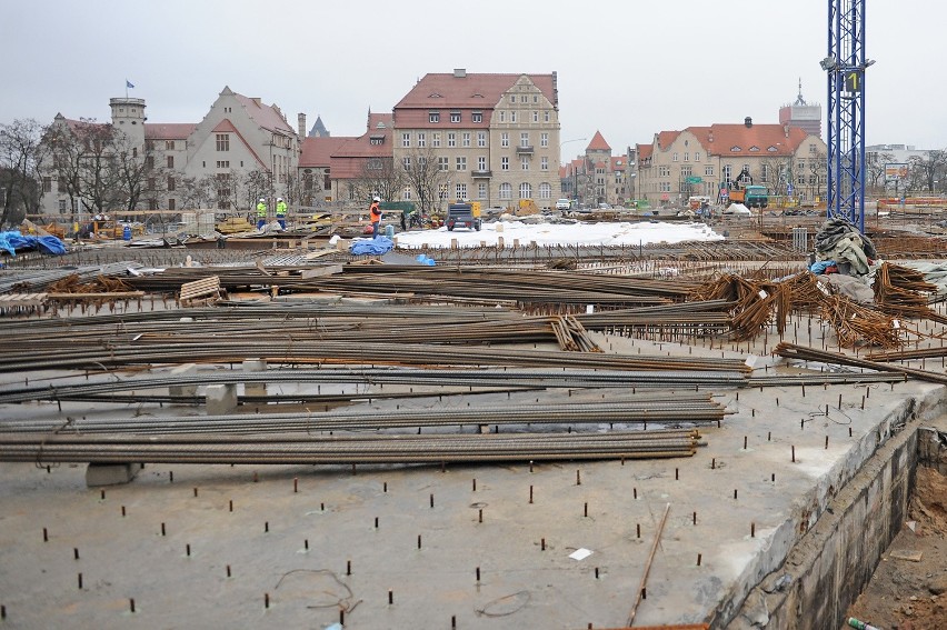 Przebudowa Kaponiery trwa w najlepsze