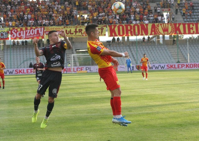 W sierpniu Pogoń wygrała w Kielcach 1:0, a jedynego gola zdobył Sebastian Kowalczyk (27.)