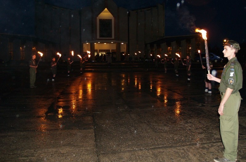 W dniu kanonizacji po koncercie w kościele pw. Najświętszego...