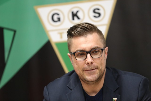 Prezes GKS-u Tychy Grzegorz Bednarski.