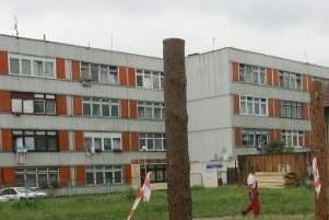 Budynki socjalne w Policach.