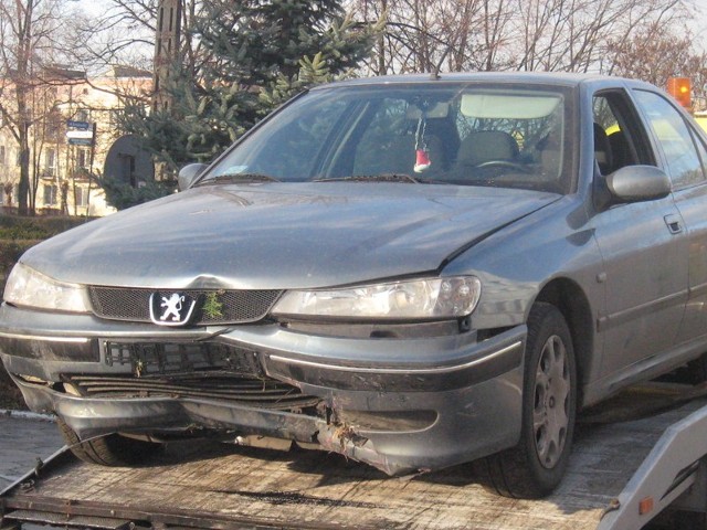 To peugeot 406, którym po gminie Orońsko jeździł pijany osiemnastolatek z Radomia.