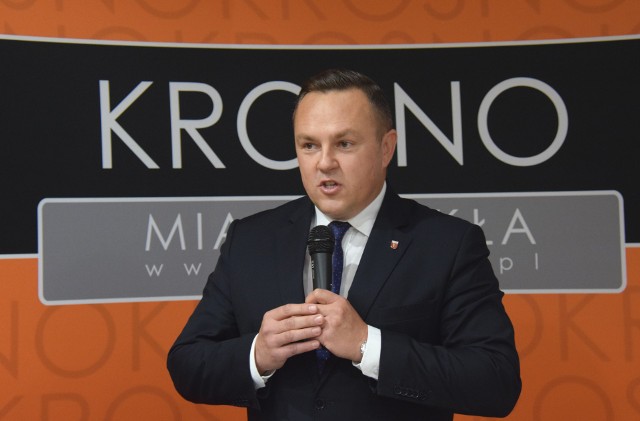 Cele i założenia projektu na konferencji przedstawił Tomasz Soliński, zastępca prezydenta Krosna
