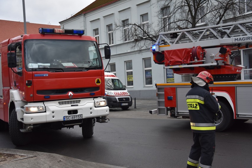 Pożar kamienicy w centrum Częstochowy ZDJĘCIA