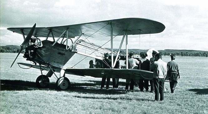 Od 1931 r. rozwijało się też w Grudziądzu lotnictwo...