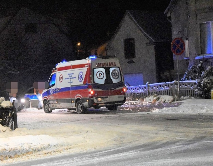 Policyjny pościg za kierowcą w Sławnie. Samochód potrącił dwoje dzieci na przejściu dla pieszych 9.02.2021. Padły strzały!
