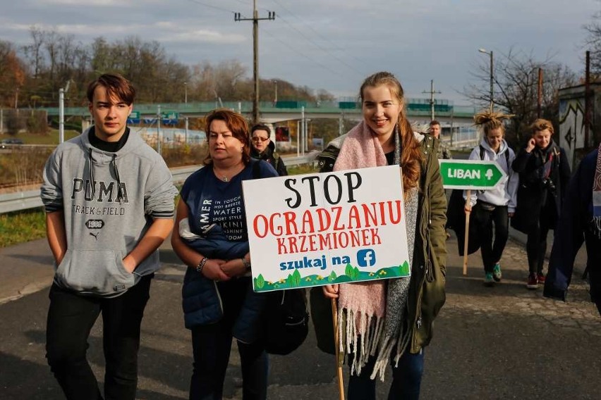 Protest, spacer i happening. Mieszkańcy nie zgadzają się na wizję miasta dla KL Plaszow [ZDJĘCIA]