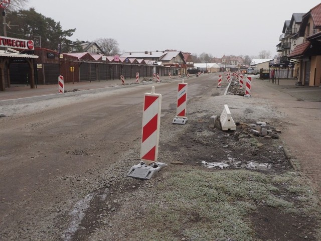 Remont ulicy w Mielnie