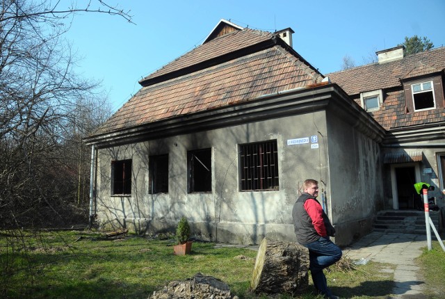 Pożar w noclegowni przy ul. Krzemienieckiej.