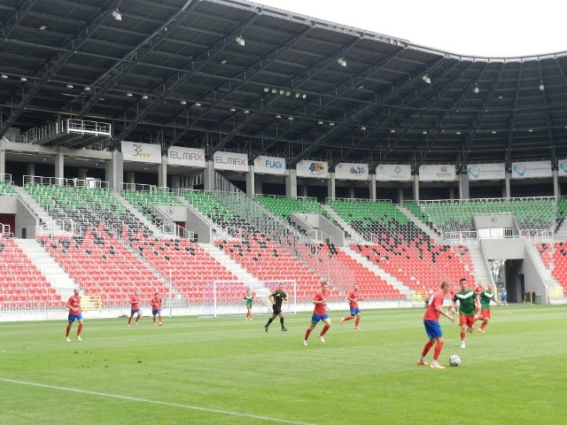 Mecze na nowym stadionie w Tychach na razie bez kibiców gości