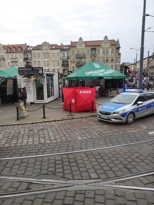 Zwłoki na rynku Jeżyckim.