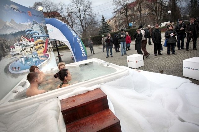 Małopolska promuje się na pl. Grunwaldzkim w Szczecinie.