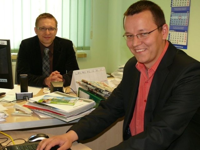 Tomasz Wosk i Filip Zalewski - pracownicy kancelarii.
