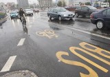 Wrocław: stworzono pierwsze pasy ruchu dla rowerzystów