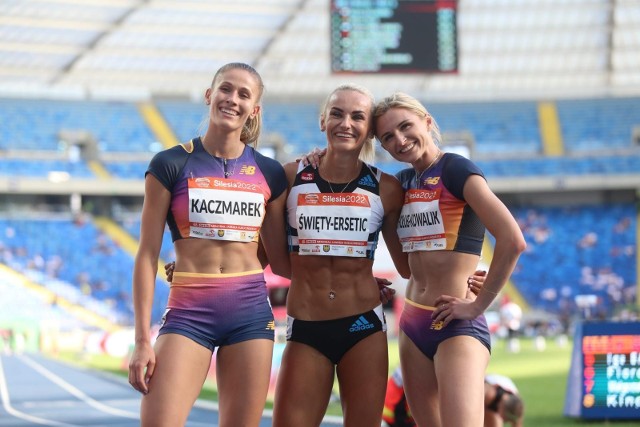 Nasze czołowe biegaczki na 400 metrów: Natalia Kaczmarek, Justyna Święty-Ersetic oraz Małgorzata Hołub-Kowalik
