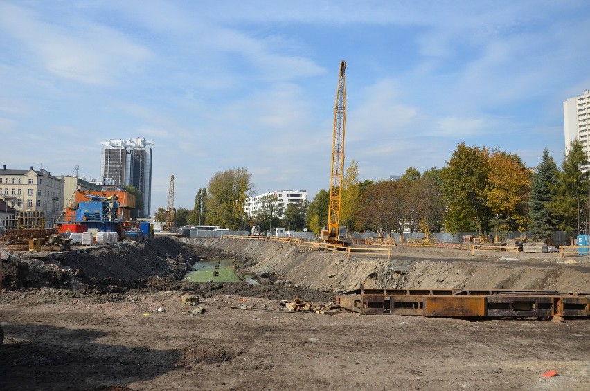 Budowa Supersamu w Katowicach